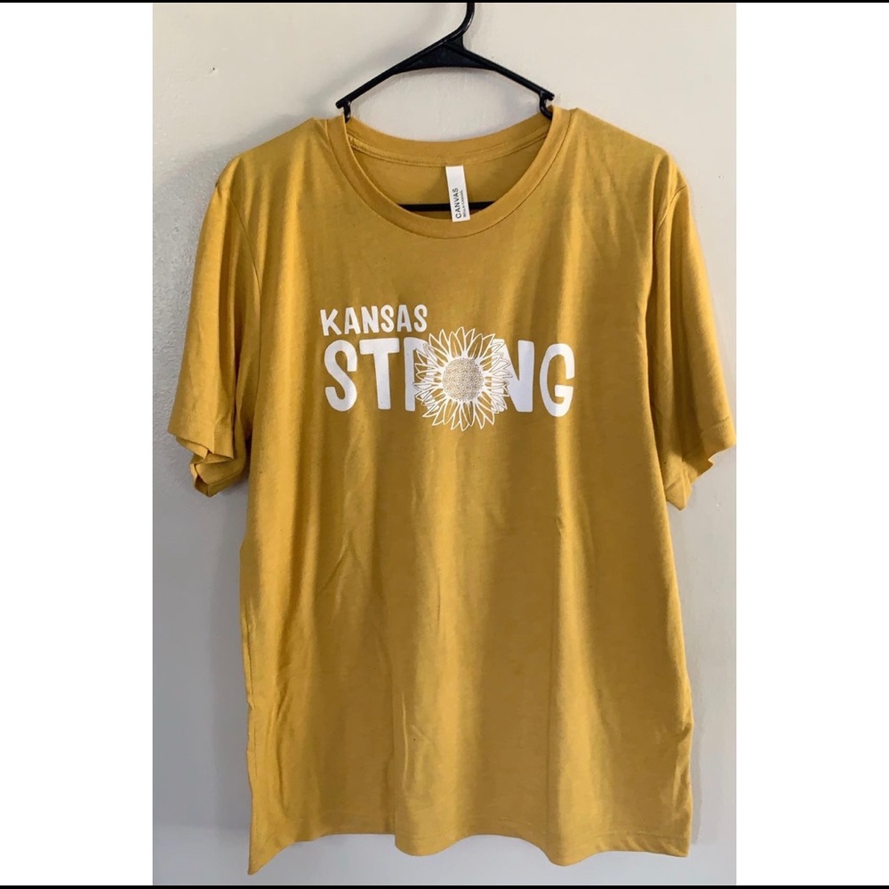 Yellow Kansas Strong Tee